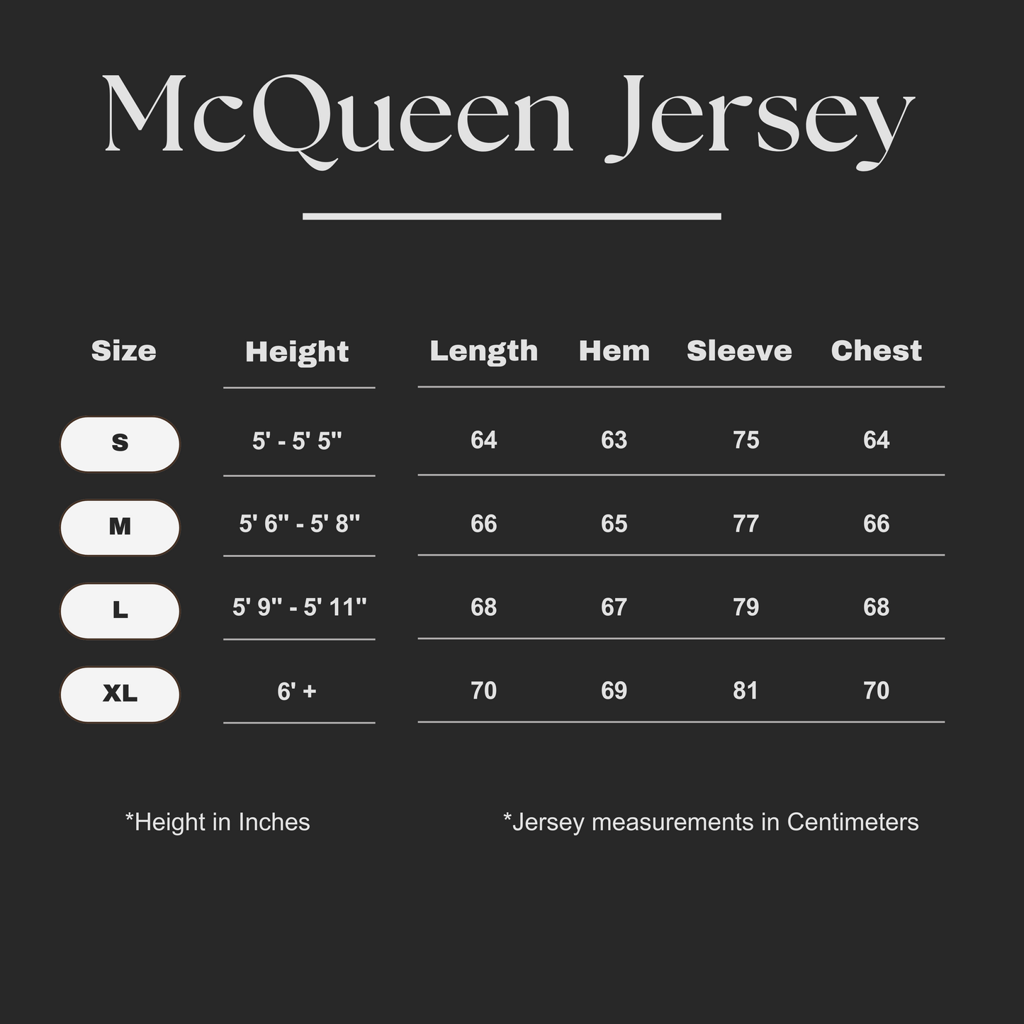 McQueen Jersey (Black)